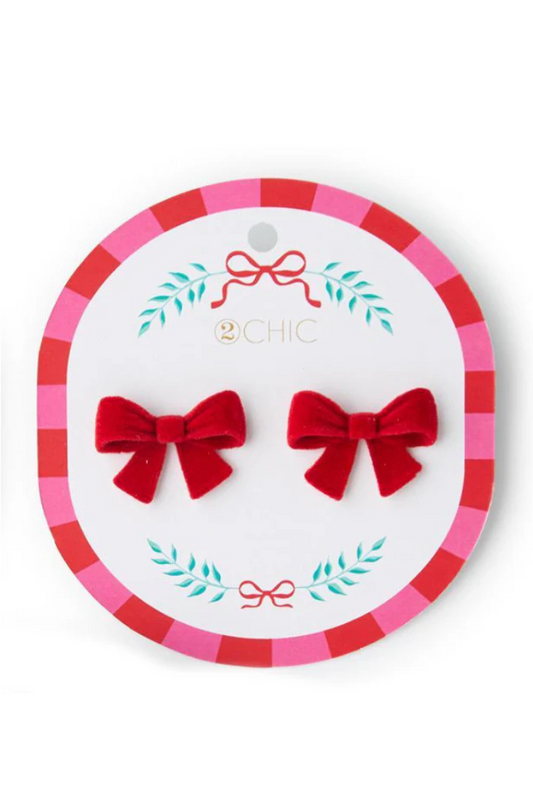 Velvet Bow Earrings