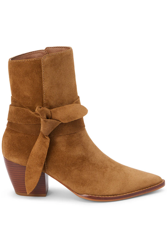 Colton Ankle Boots - Tobacco Suede