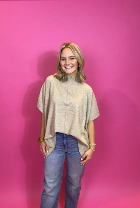 Caroline Top - Mineral Grey