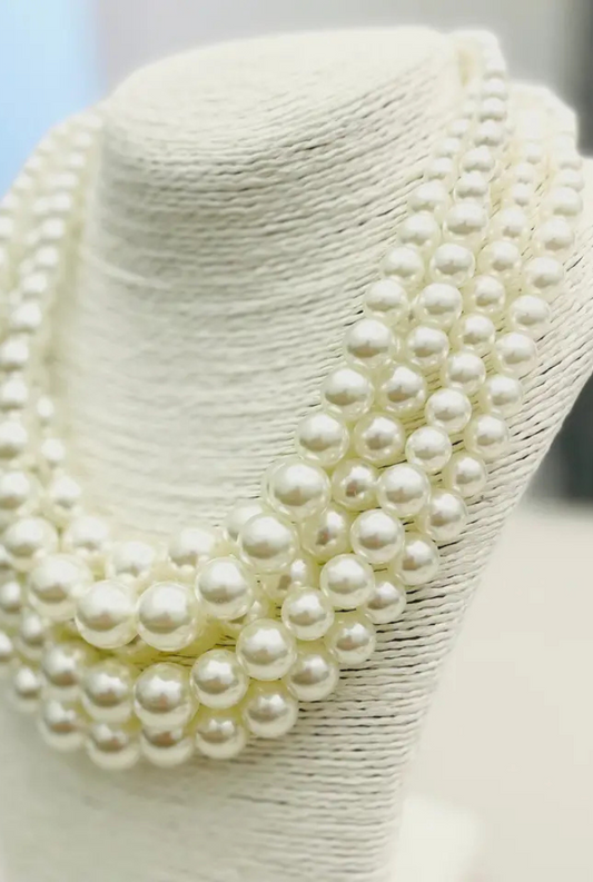 5-Strand Pearl Necklace