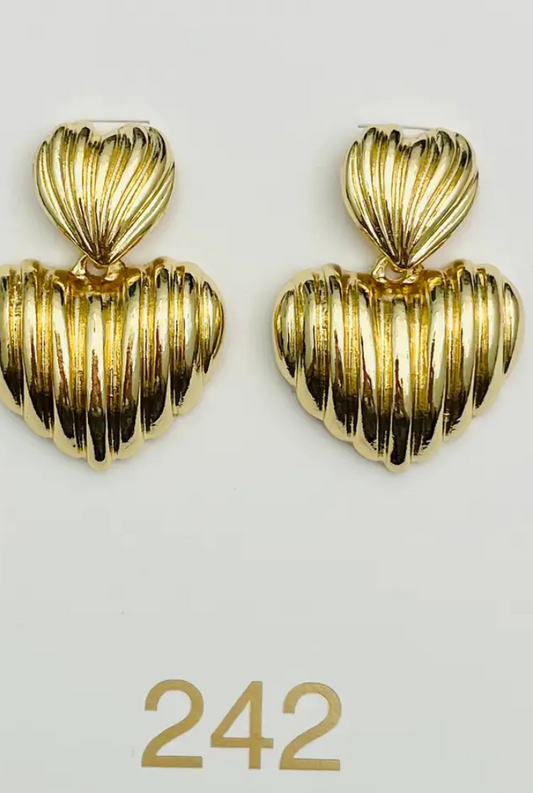 Dangle Heart Earring