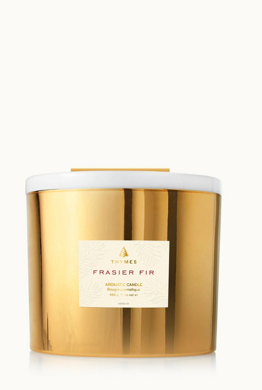 Frasier Fir Gold 3-Wick Candle