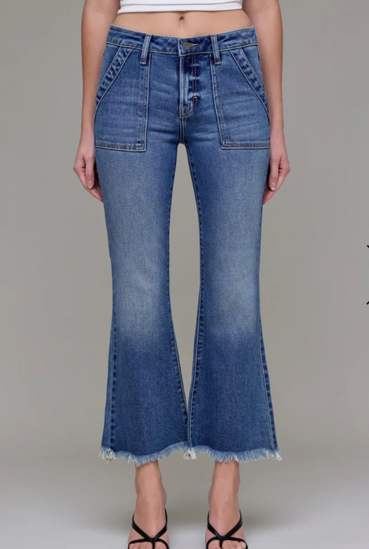 Happi High Rise Crop Flare