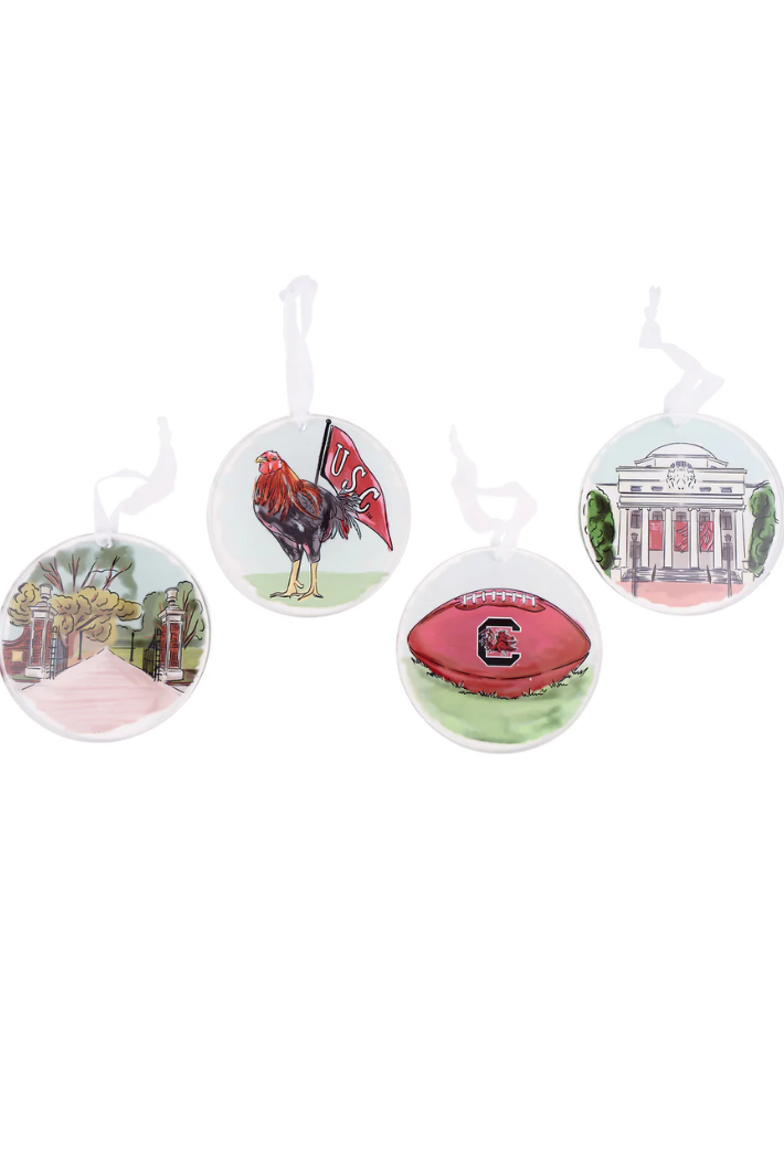 South Carolina Ornament Set/4