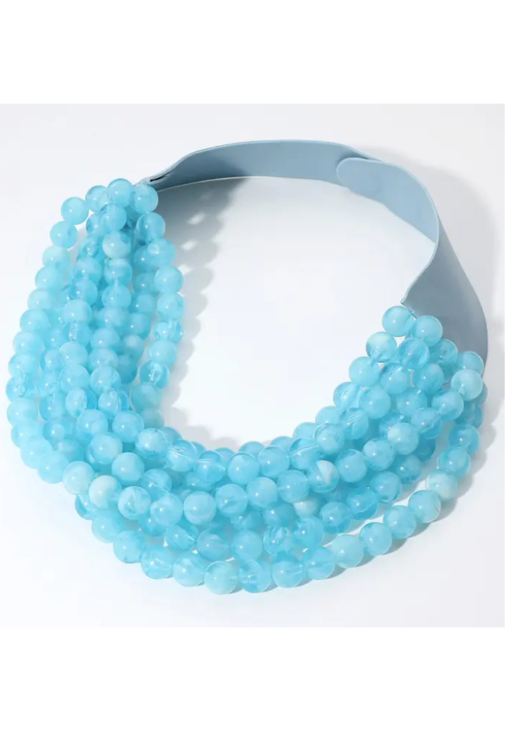 Chunky Acrylic Bead Necklace