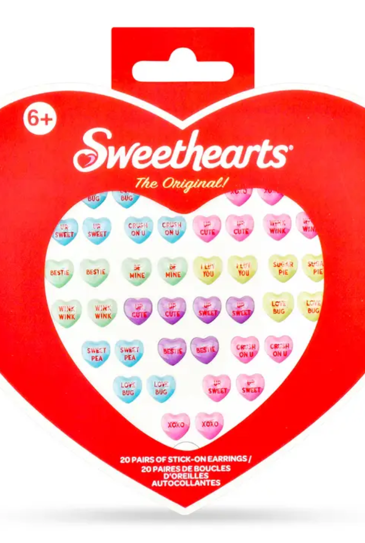 Sweethearts Stick-On Earrings