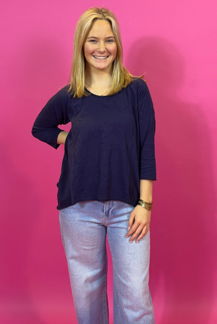Vibrant Navy Top