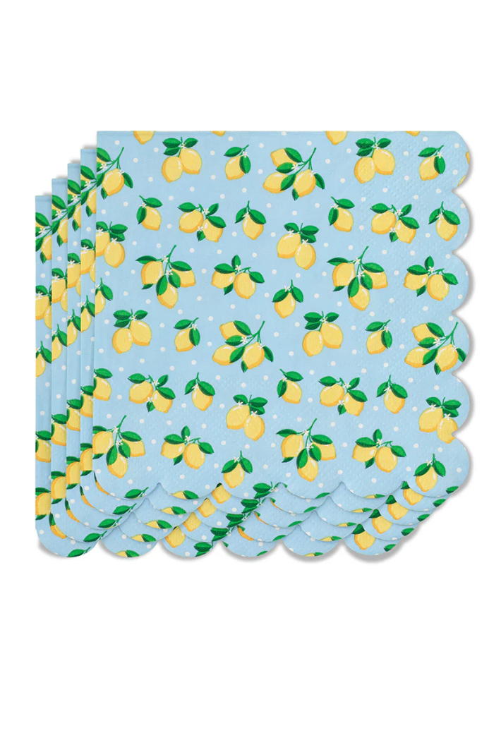 Lemon Meringue Cocktail Napkins