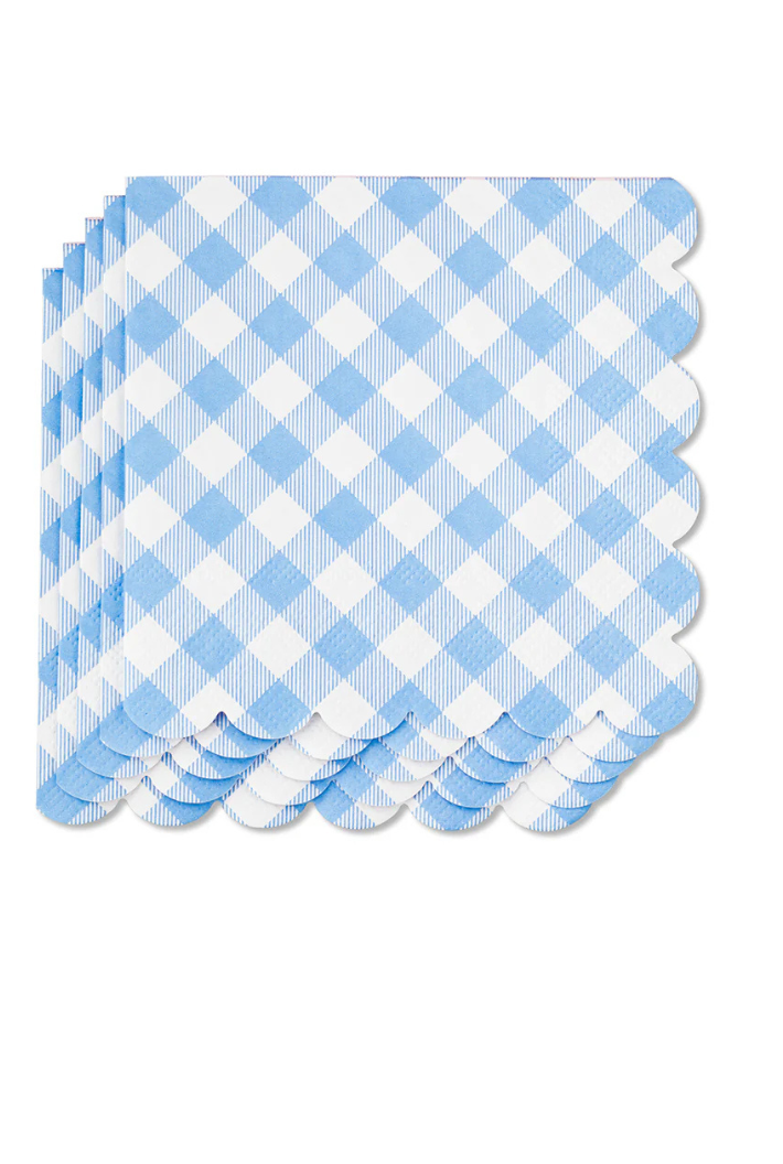 Gingham Cocktail Napkins
