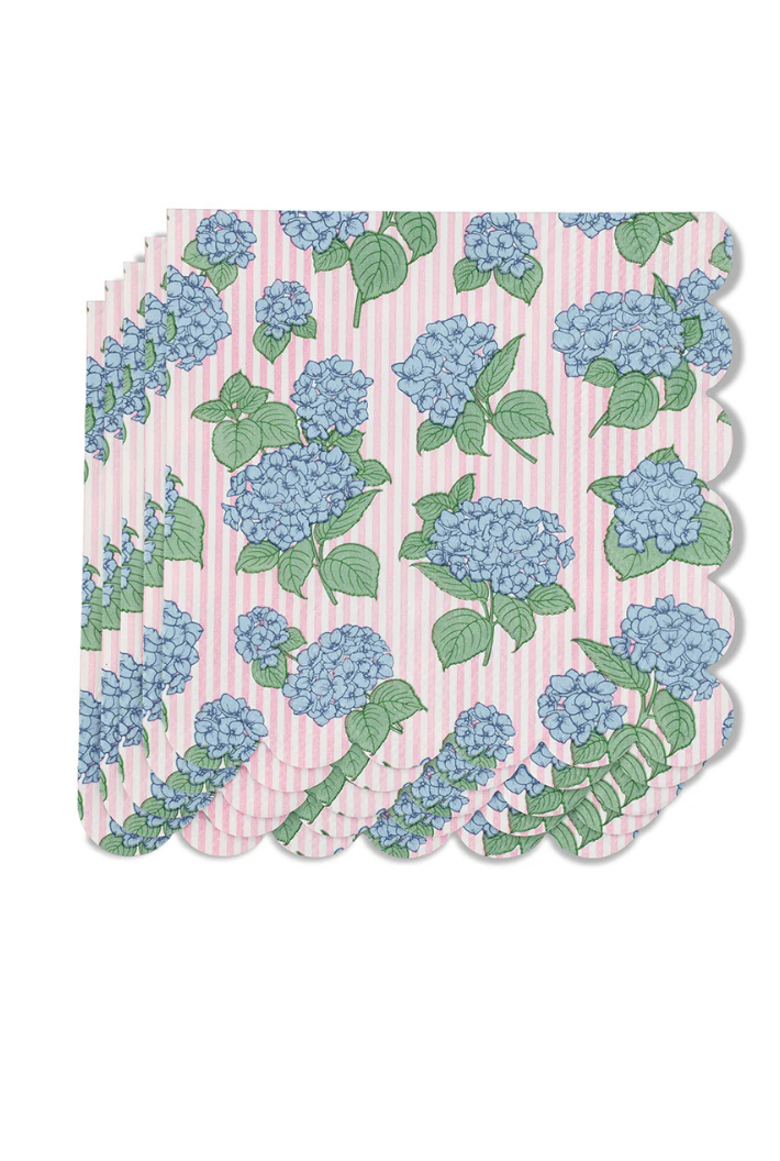 Hydrangeas Cocktail Napkins
