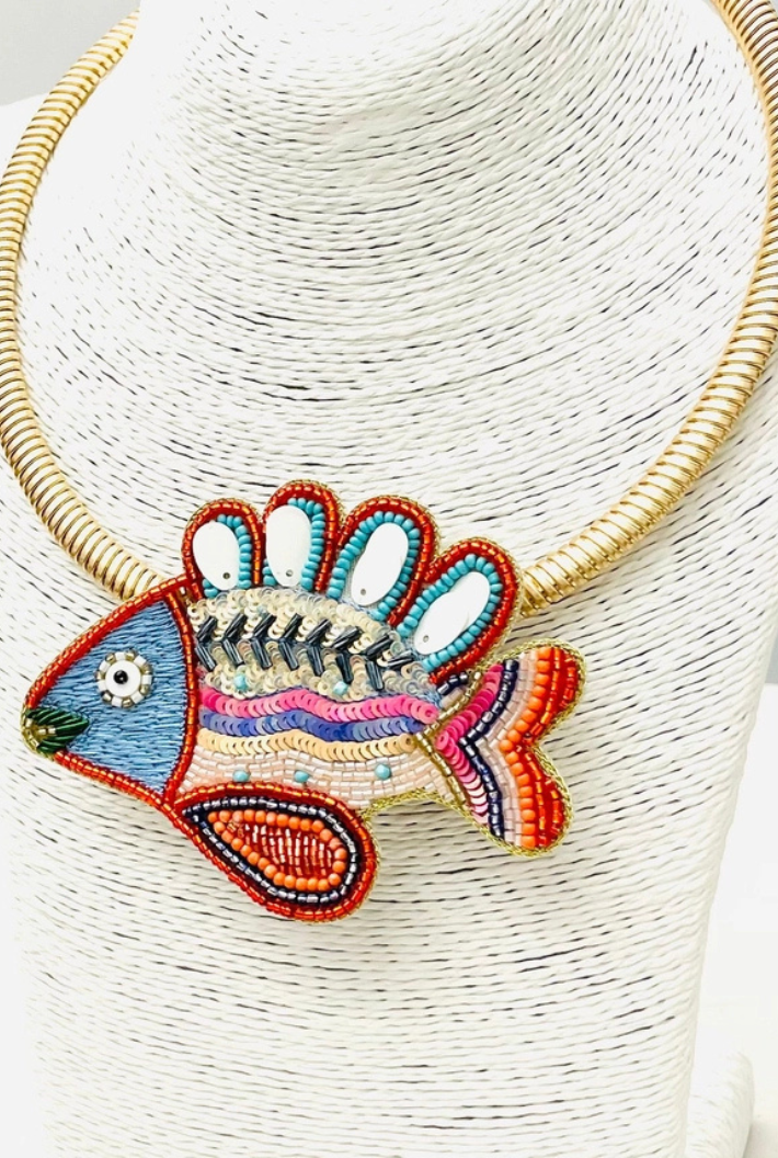 Fish Collar Necklace