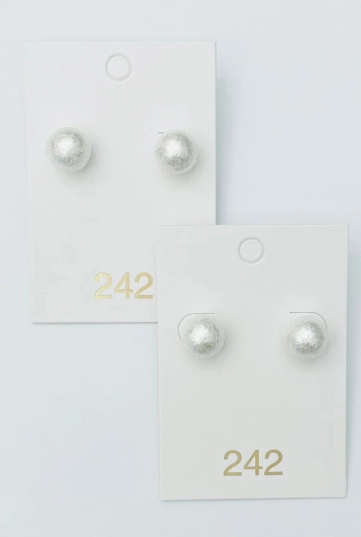 Mini Mache Stud Earrings