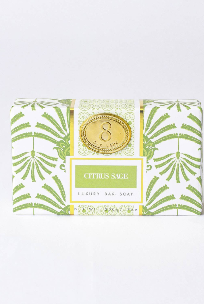 Citrus Sage Wrapped Bar Soap