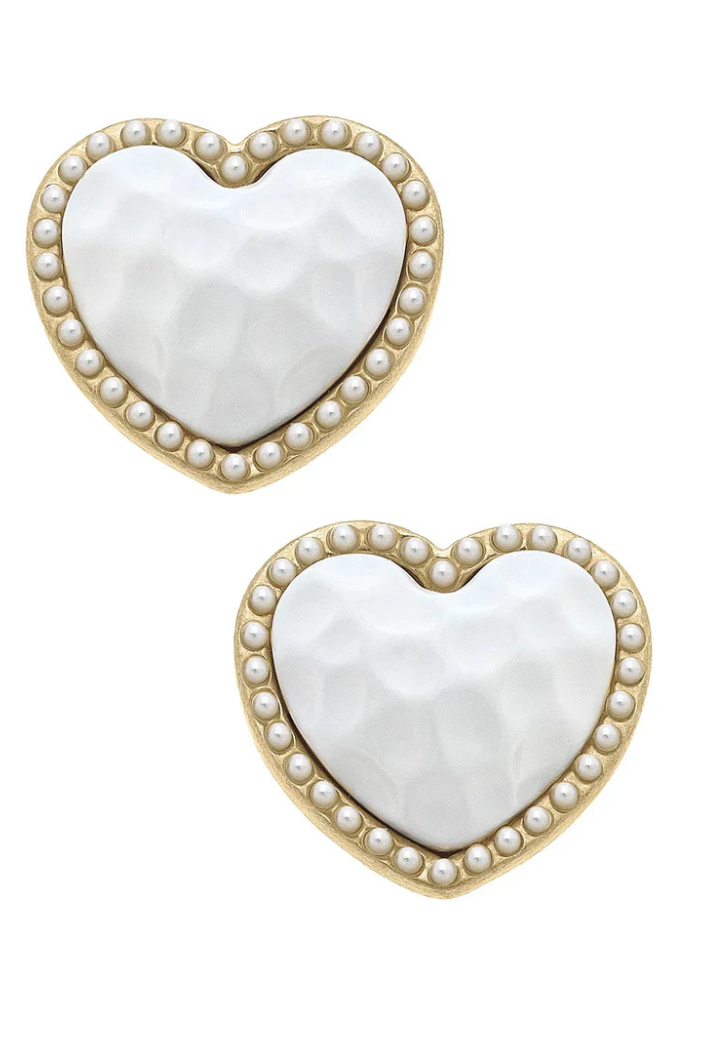 Celine Heart Shaped Earrings