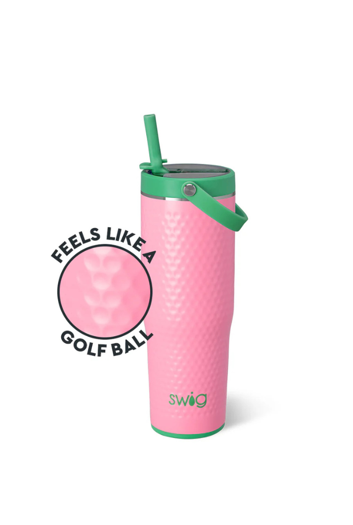 Pink Golf To-Go Tumbler