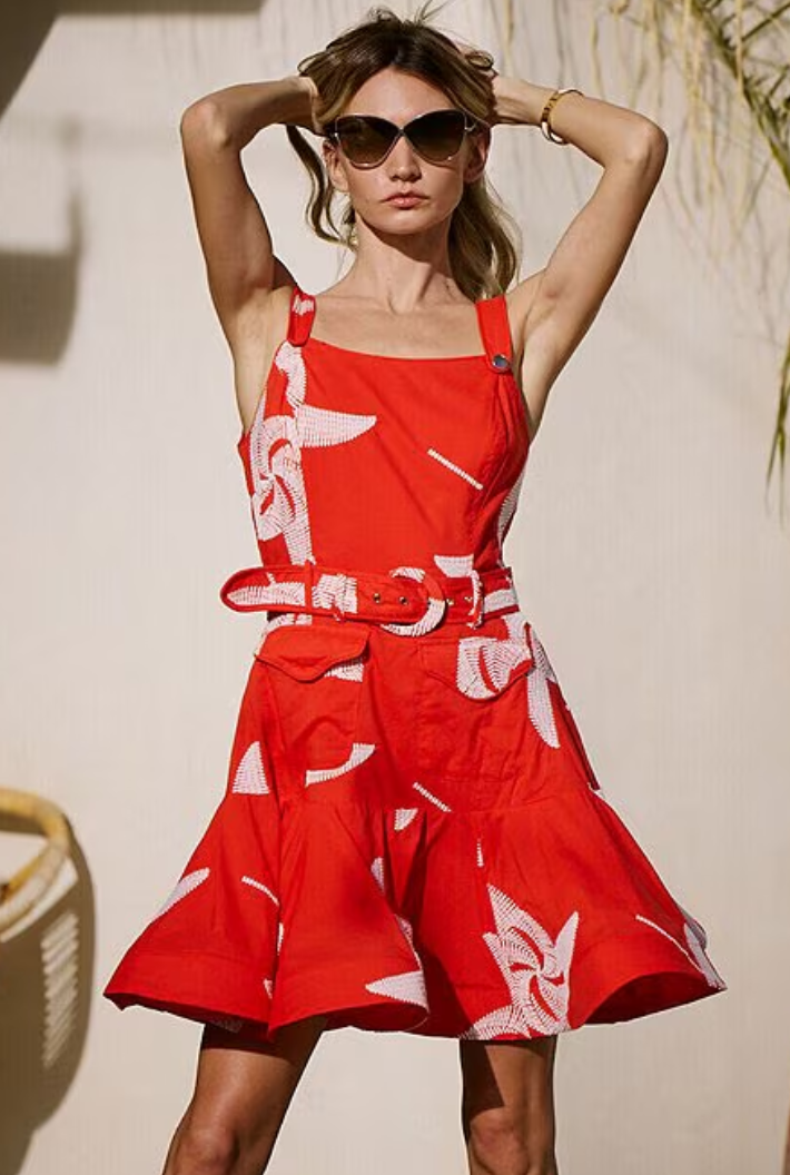 Penny Pinwheel Mini Dress