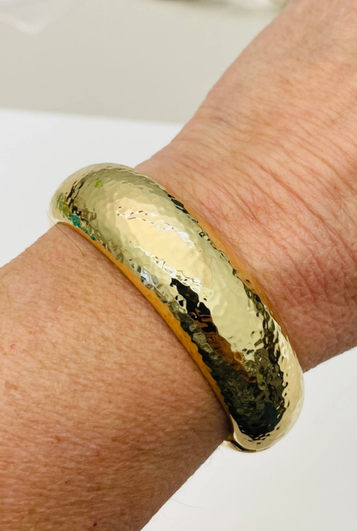 Hammered Hinge Bracelet