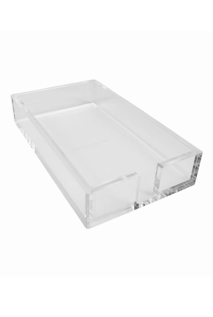 Clear Acrylic Guest Towel Tray