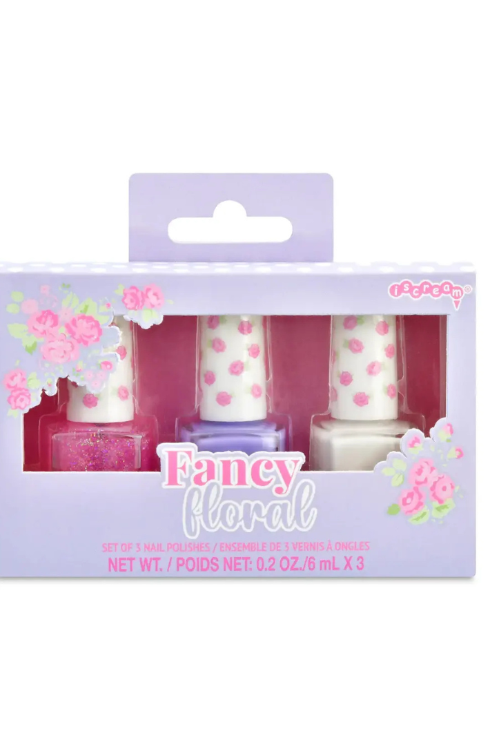 Fancy Floral Nail Polish Set