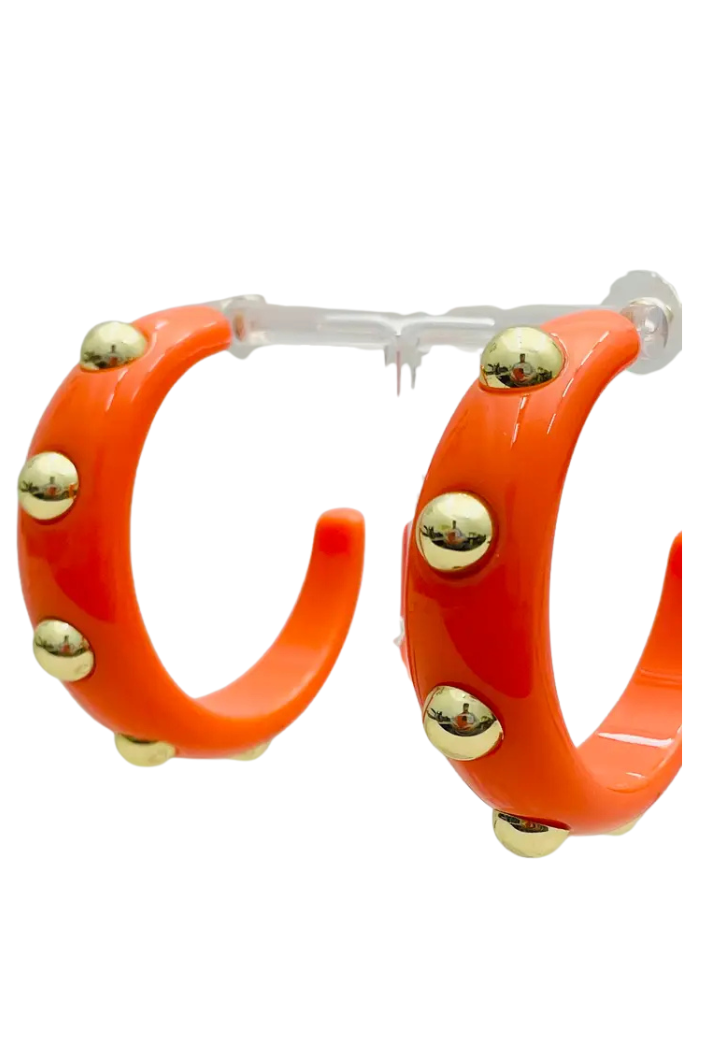 Acrylic Hoop (orange)