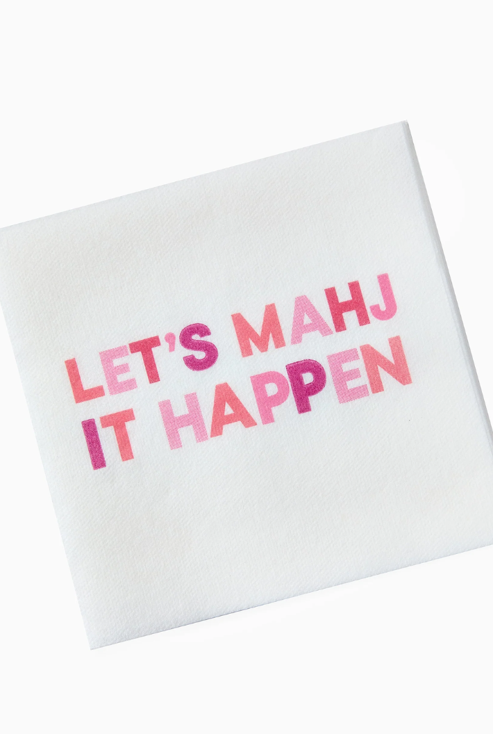 Let's Mahj Napkin