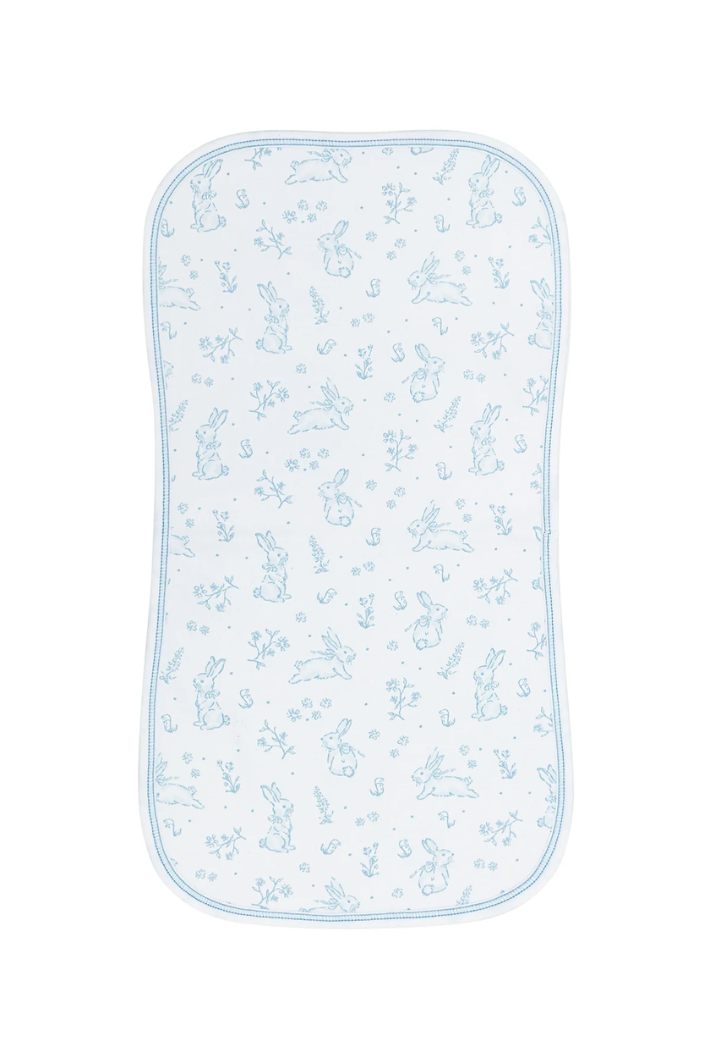 Bunny Toile Burp Cloth
