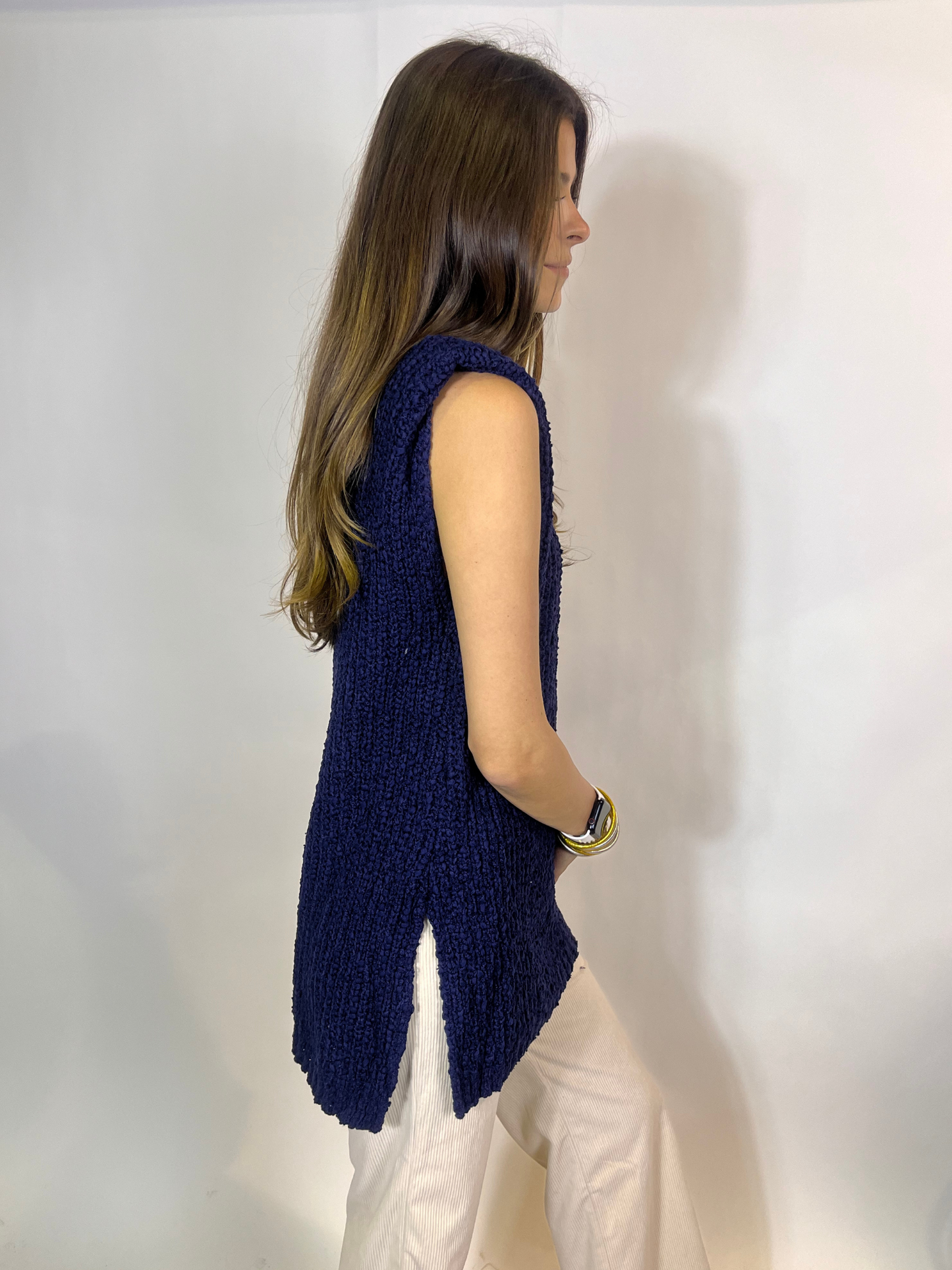 Overlay Boucle Vest