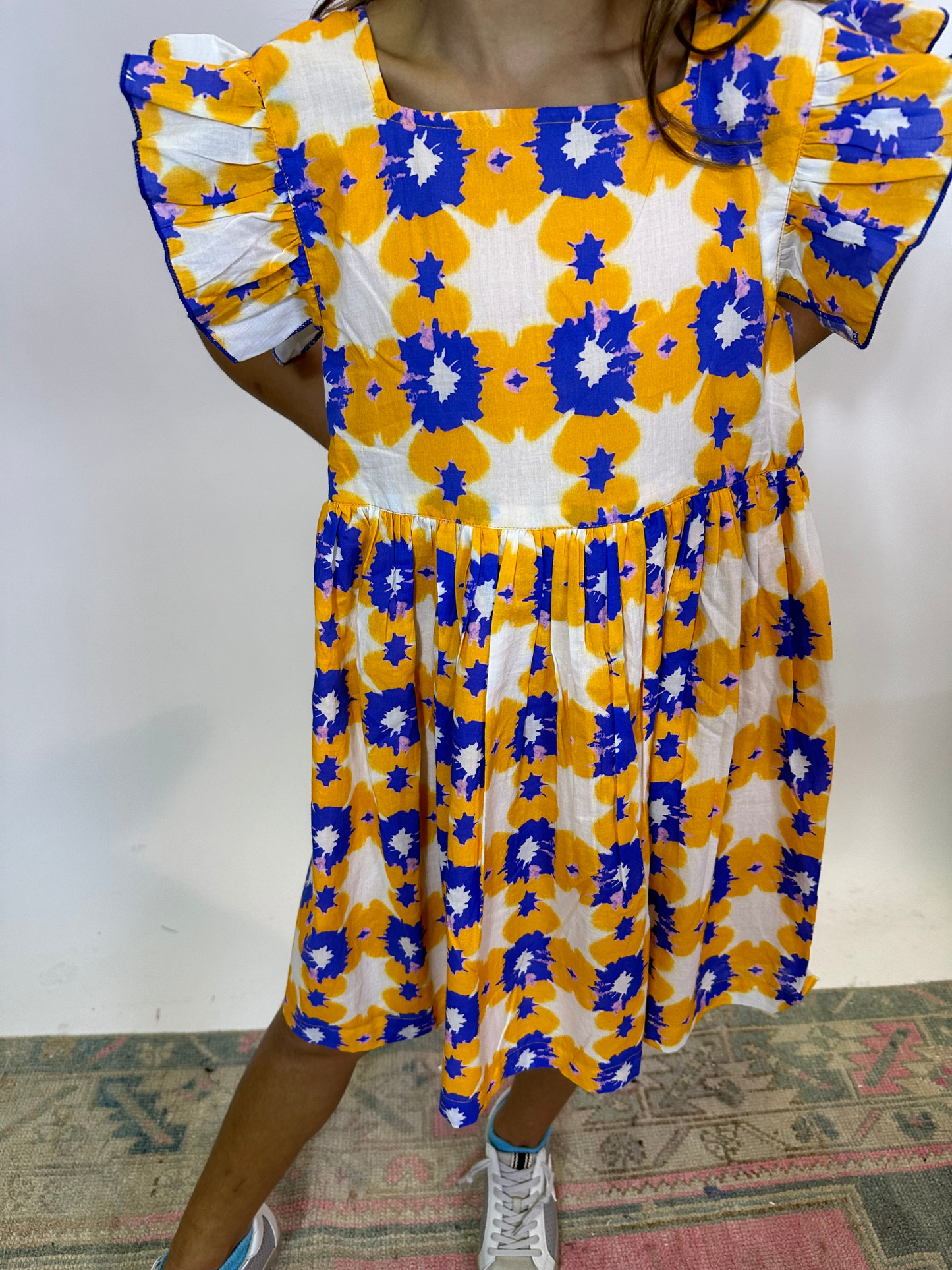 Orange Maya Tie Dye Dress