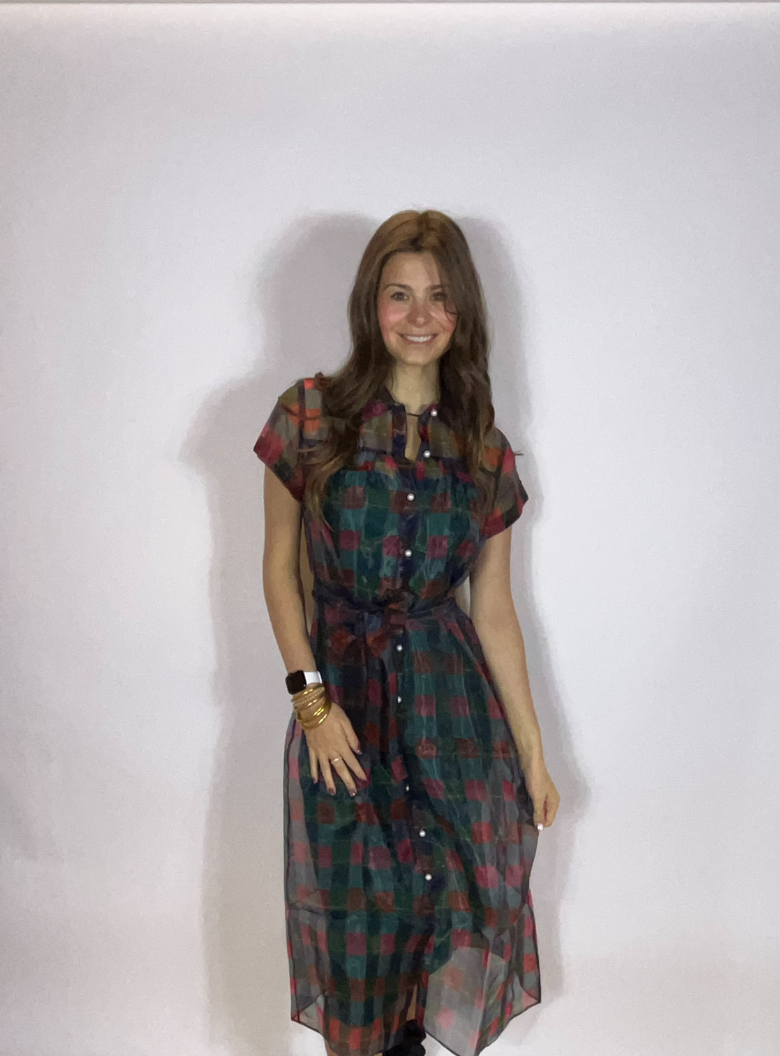 Rachel Dress-Holiday Plaid