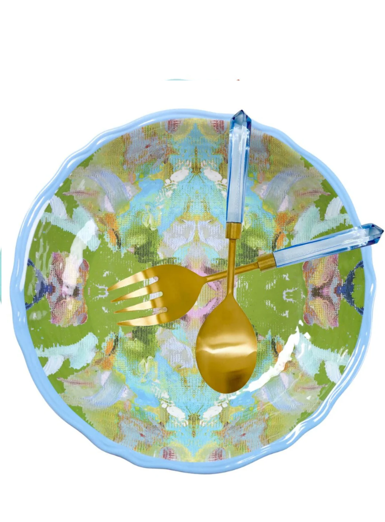 Stained Glass Serving Bowl