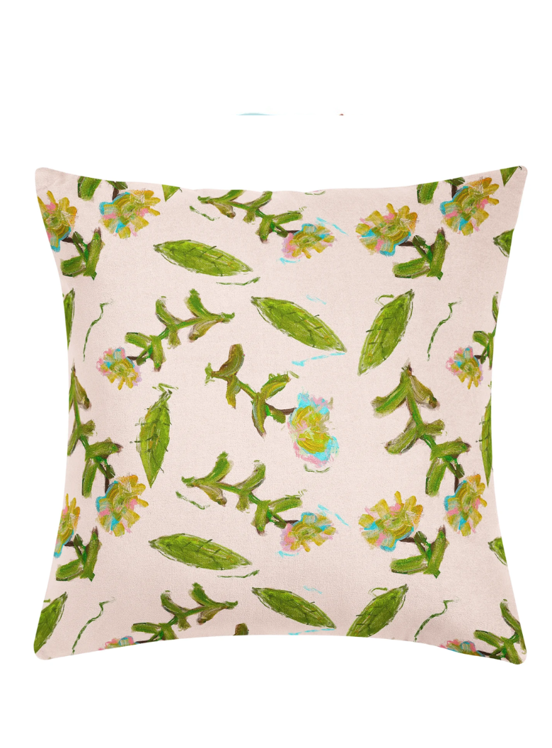 Flor Rosa 22x22 Pillow