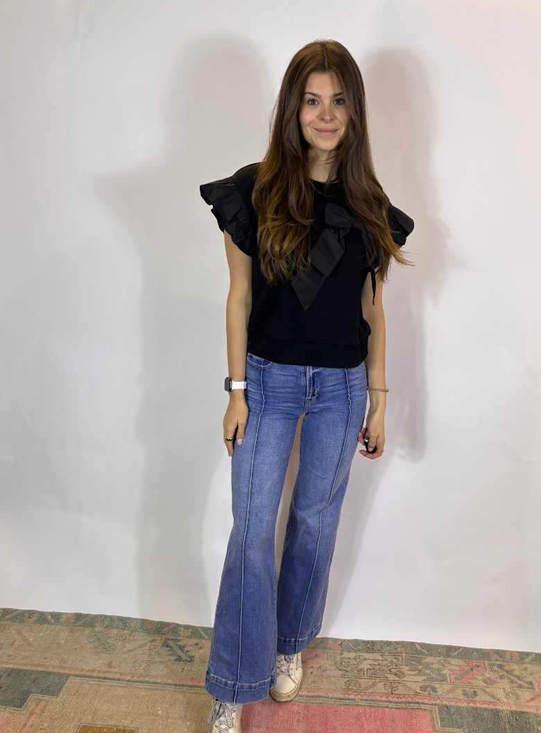 Bows & Ruffle Top