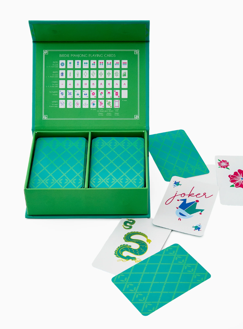 Birdie Mahjong Playing Cards