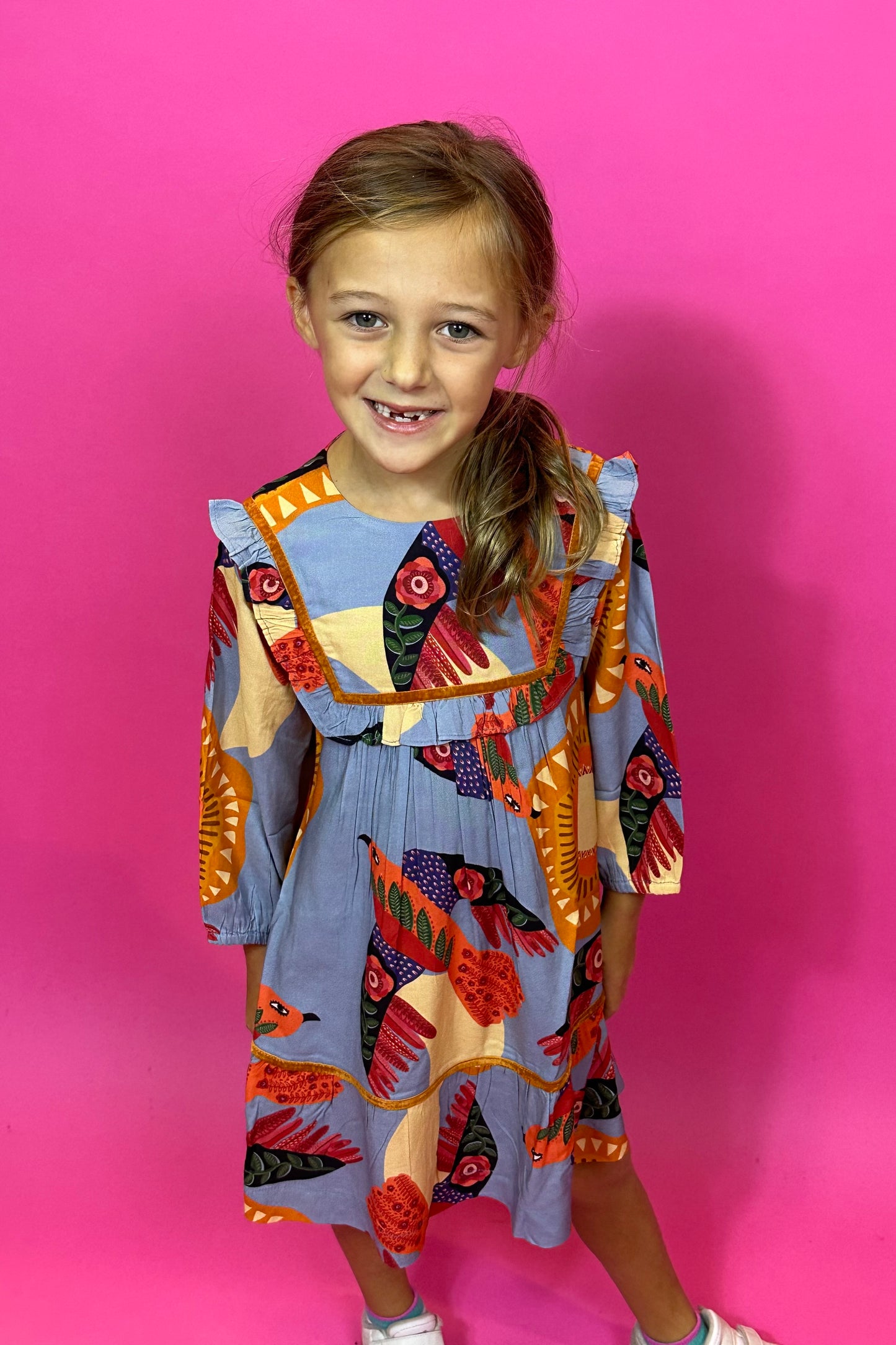 Blair Dress- Carolina Blue