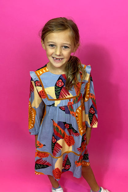 Blair Dress- Carolina Blue