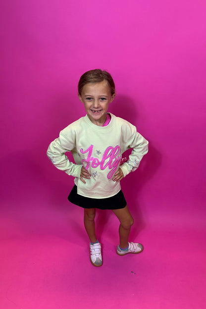 Jolly Rhinestone  Sweatshirt