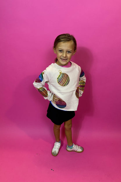 Ornament Sequin Sweatshirt