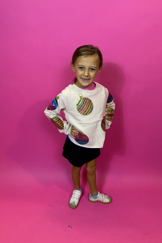 Ornament Sequin Sweatshirt