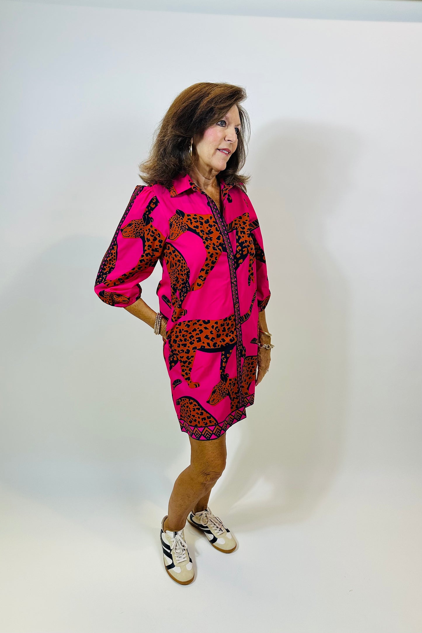Ava Leopard Dress