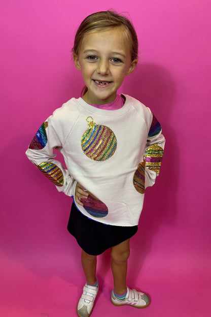 Ornament Sequin Sweatshirt