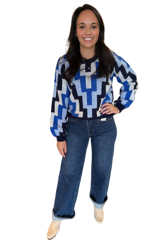 Geometry Sweater