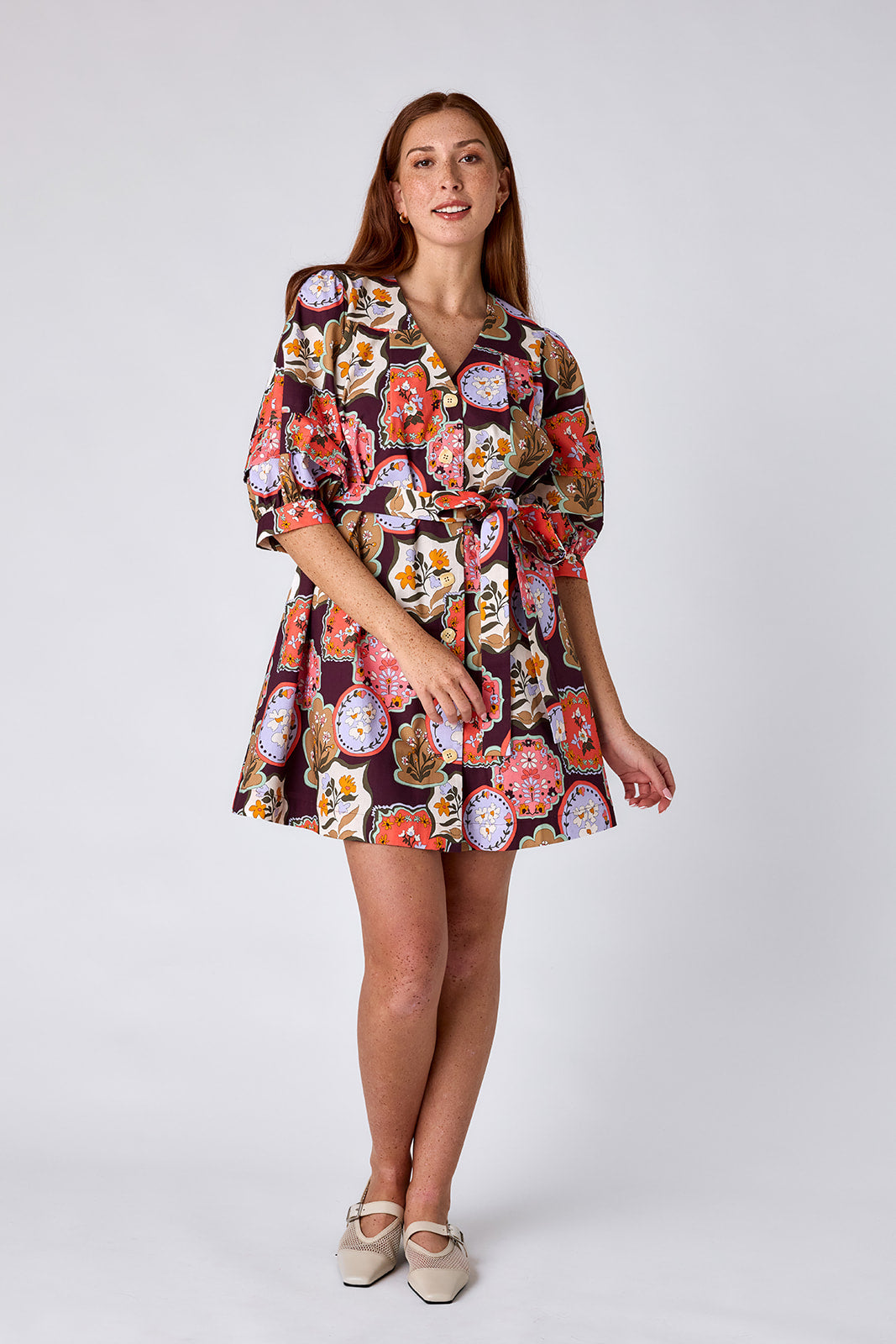 Lennie Dress-Stamp
