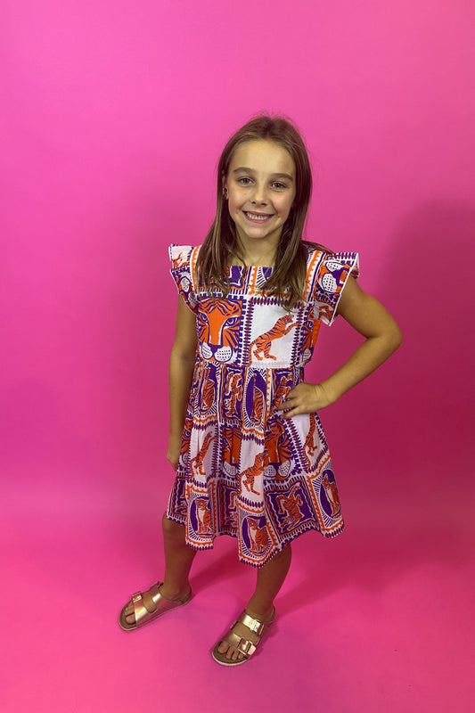 Hanna Dress- Tigers
