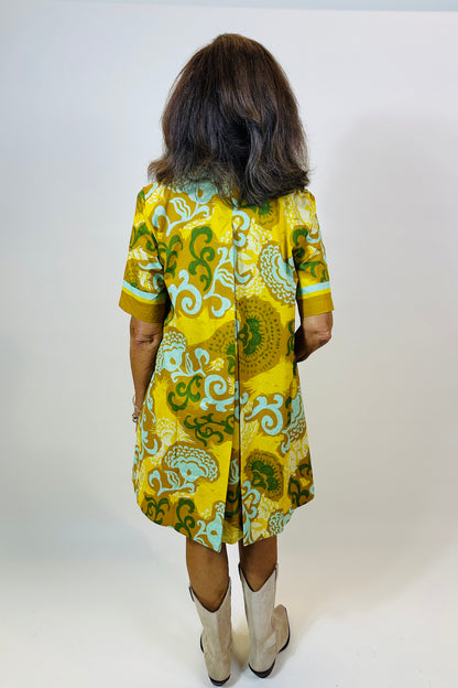 Saffron Scroll Dress