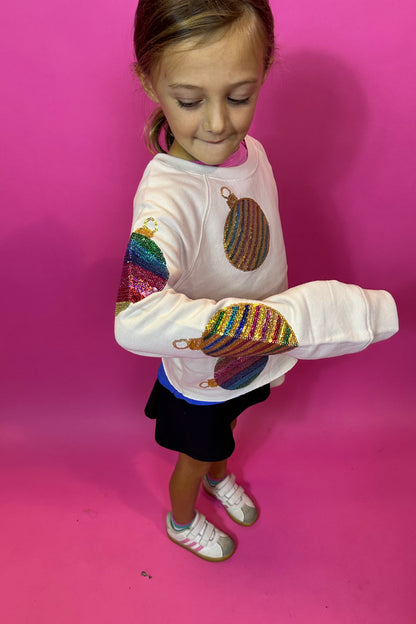 Ornament Sequin Sweatshirt