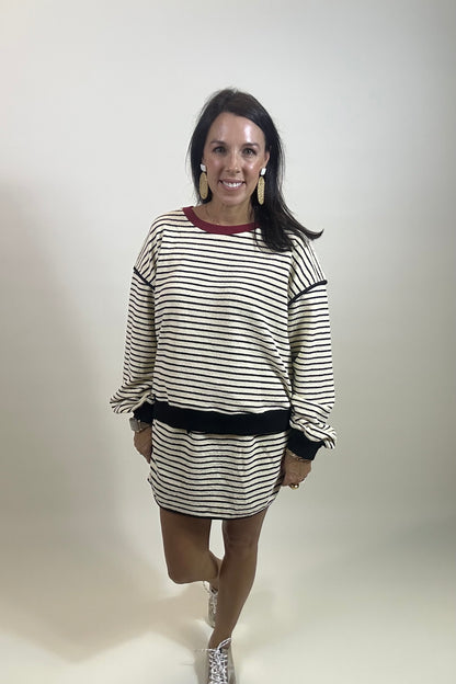 Sarah Striped Pullover