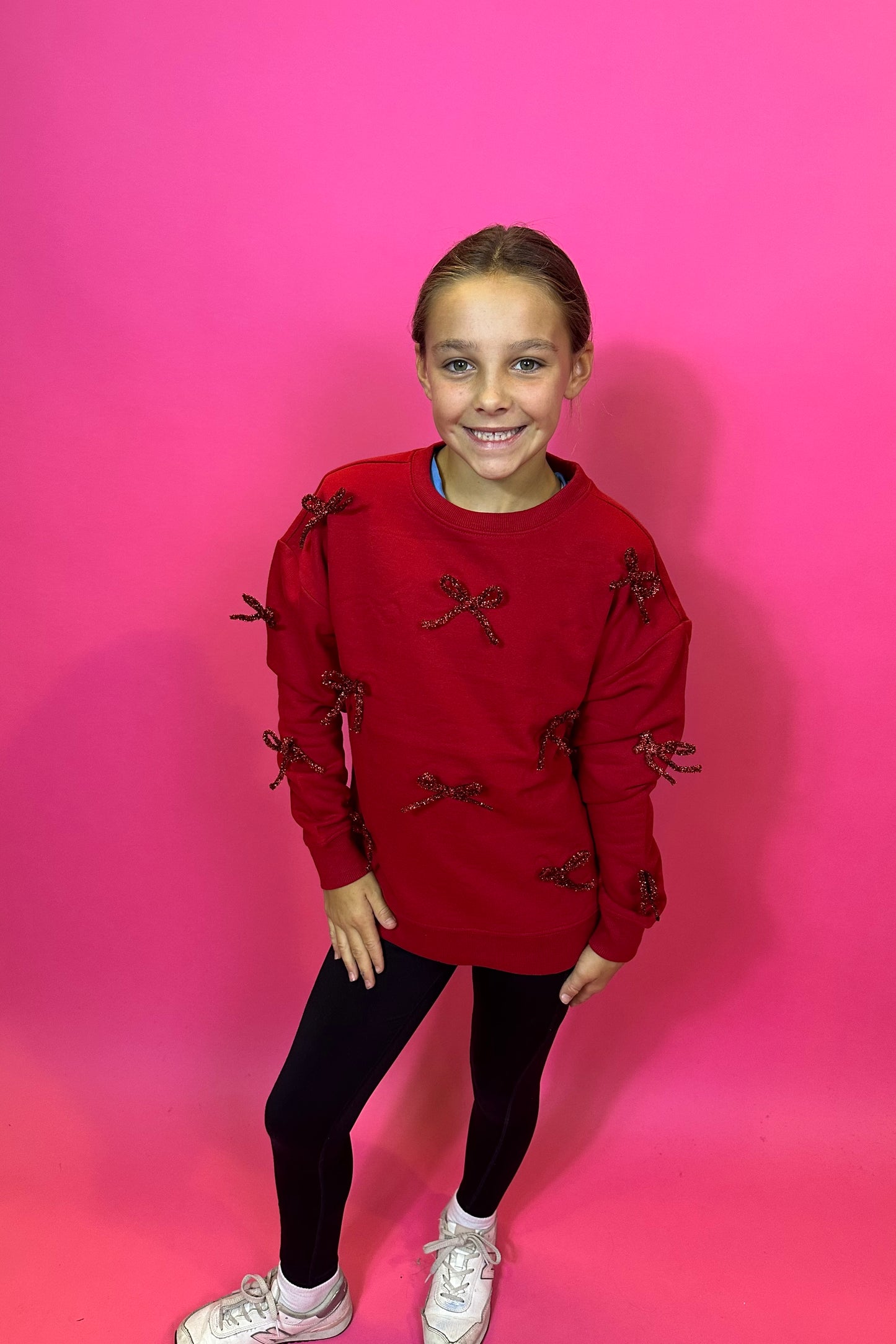 Red Bow Sweatshirt
