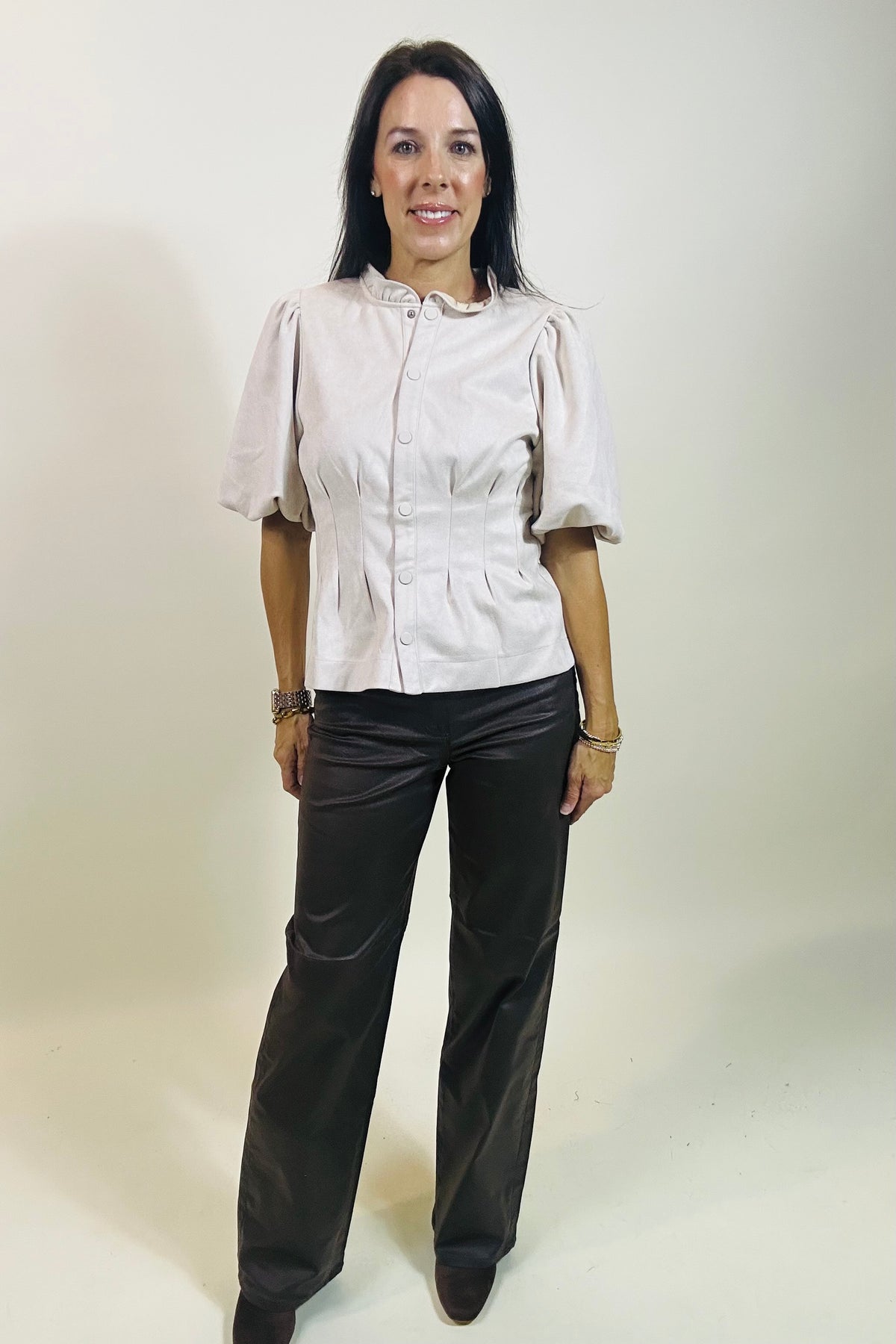 Savannah Suede Top