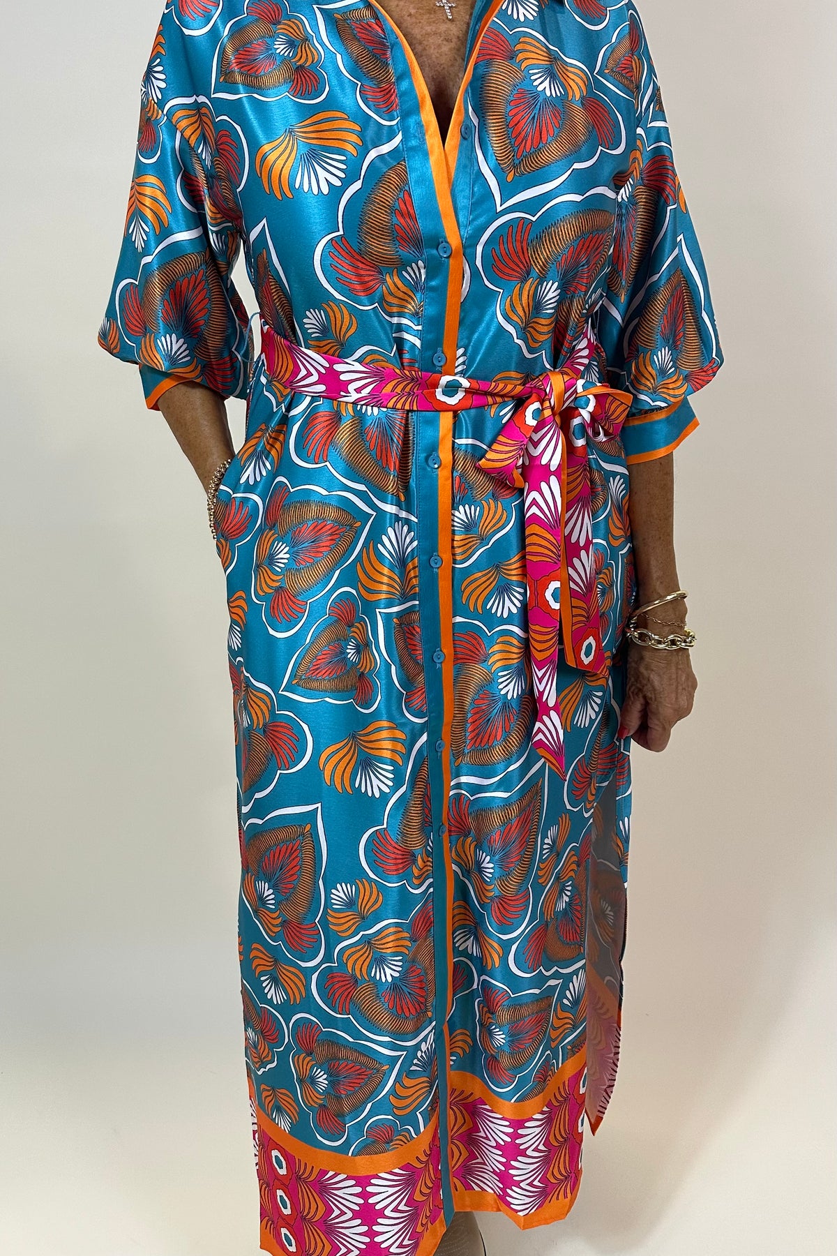 Tangerine Tide Dress