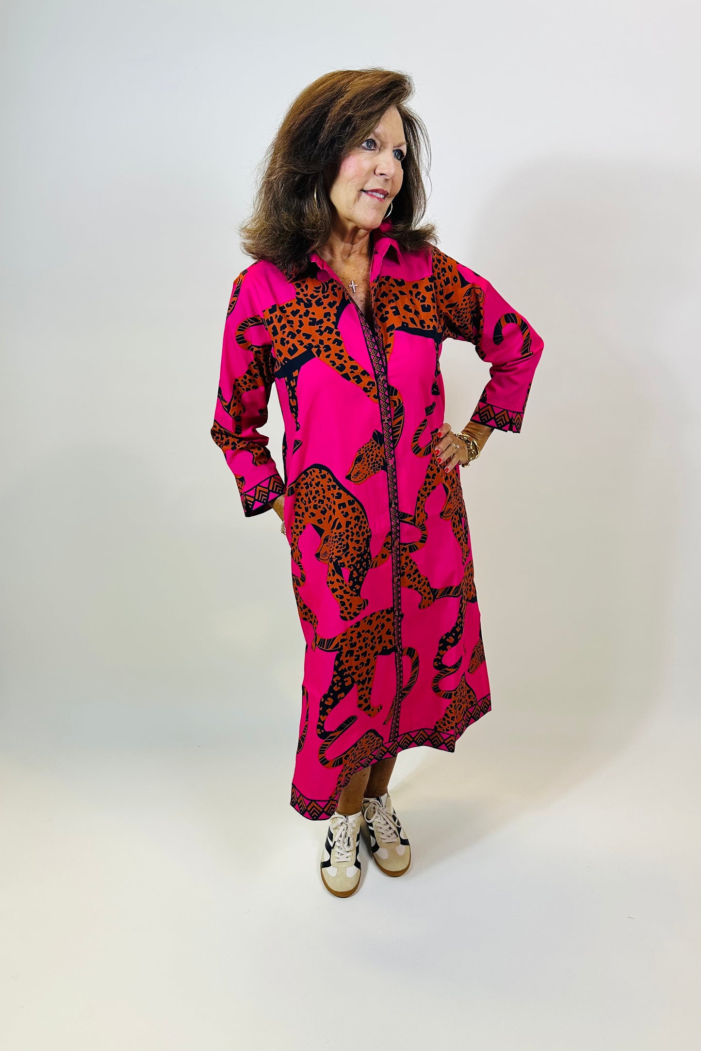 Eliza Leopard Maxi